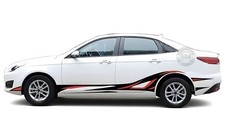 Graphics Flame Stripe Sticker For Ford Focus Bumper Car Side Door Decals Vinyl