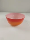 Vintage Anchor Hocking Fire King Orange 6 in. Mixing Cereal Bowl Oven Ware