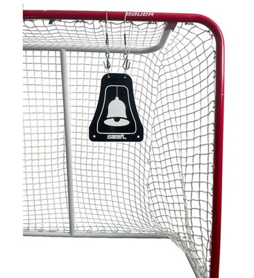 Shooting Target STEEL Metal Bell Large 2er Pack für Eishockey Tor