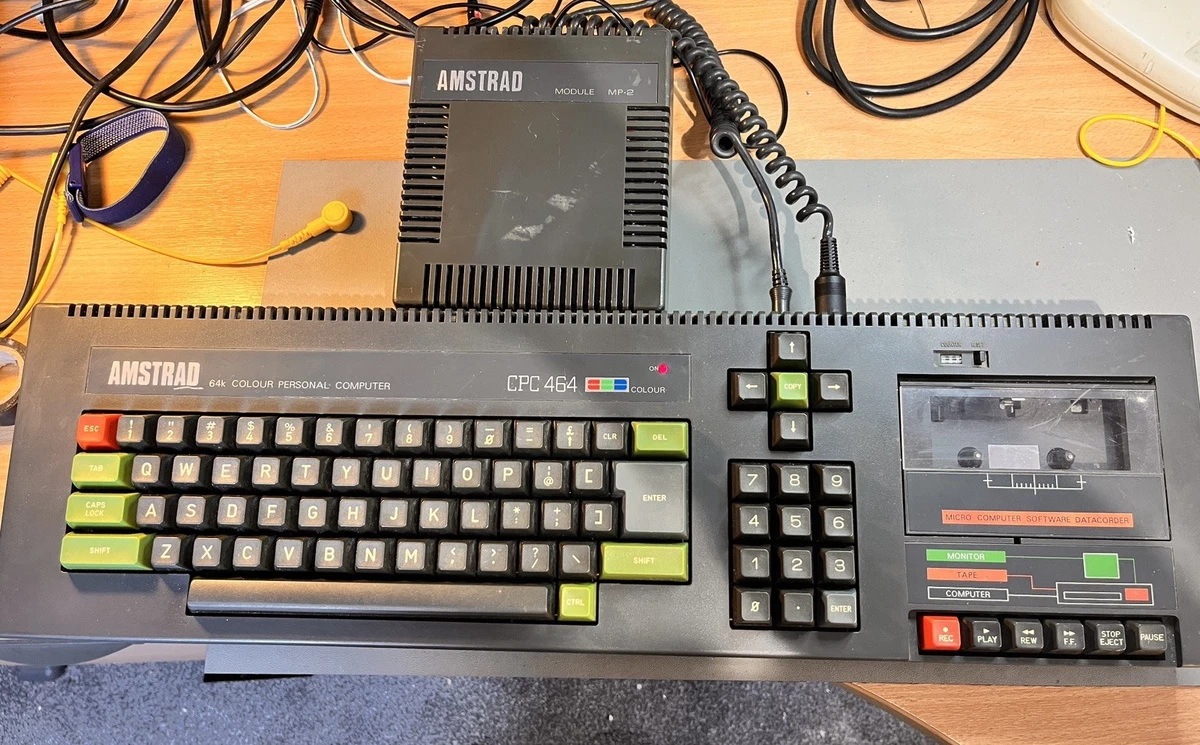 Amstrad Cpc 464 ordinateur vintage fonctionnel