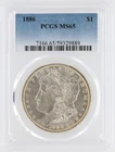 1886 Morgan Silver Dollar PCGS MS65 S$1 Philadelphia Minted No Reserve