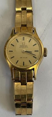 Omega Deville 18K Case -Yellow Gold Wristwatch 671 Movement - 14K Band