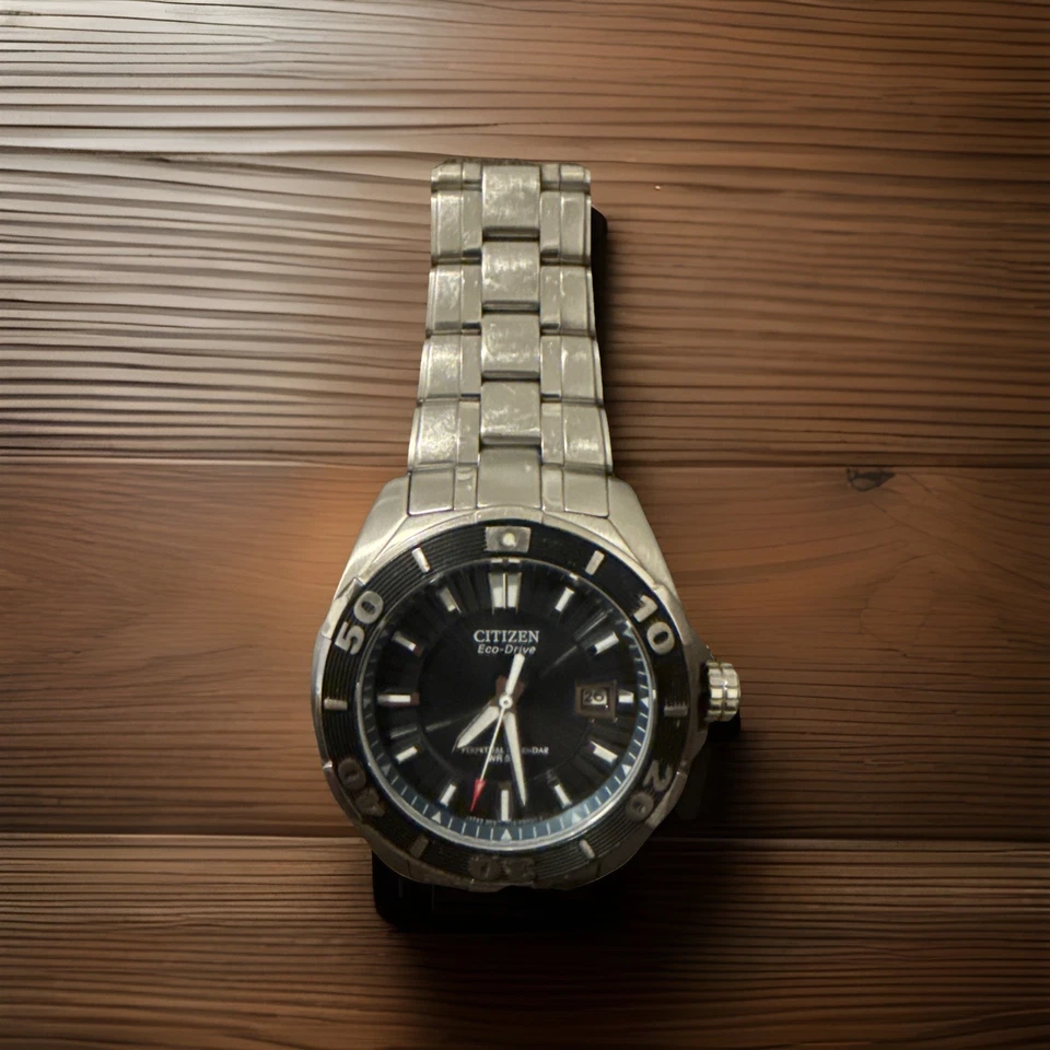 Reloj de buceo Citizen Signature perpetuo BL1258-53L 300M zafiro eco-drive E764 Foto 2 de 4