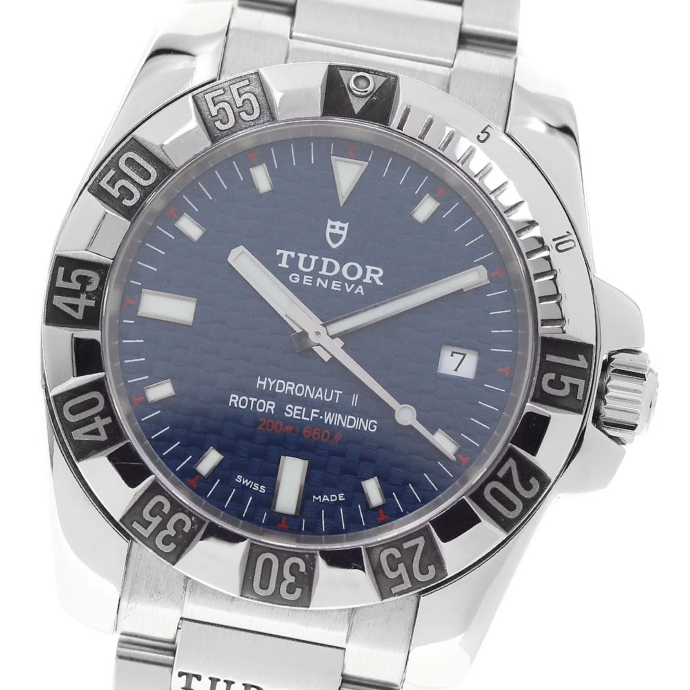 TUDOR Hydro Note 2 20040 Date blue Dial Automatic Men\'s Watch_951873 Tudor Genuine & Rare Mint Ladies HYDRONAUT II 200m ref 20040  main image 4
