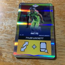 Tyler Lockett-Seattle Seahawks-2025 UNO Elite NFL ALT Jersey -#109-Yellow Foil