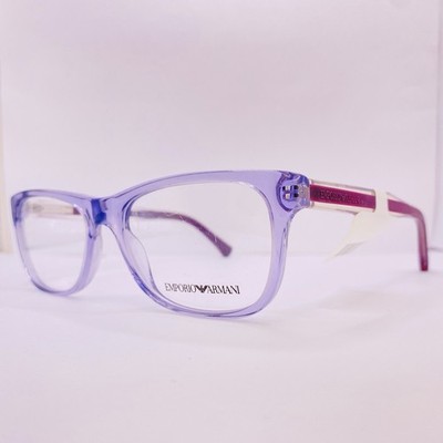 Emporio Armani Eyeglass Frames EA 3001 5071 52 [] 17 140 Purple Clear No Defects