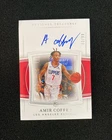 2019-20 Panini National Treasures Auto Amir Coffey RC Rookie #156 33/99 GV63