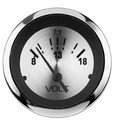 SeaStar Solutions 63478P Sterling 2" Voltmeter 8-18 VDC