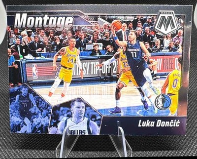 2019-20 Panini Mosaic Luka Doncic #20 MONTAGE INSERT Mavericks - 2nd Year