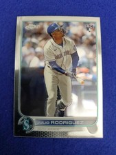 2022 Topps Chrome Update Julio Rodriguez Rookie Card #USC150 . rookie card picture