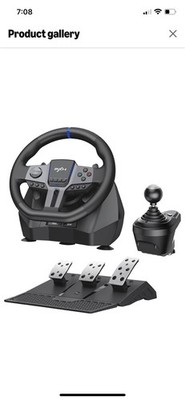 Brand New PXN V9 Steering Wheel & Pedals & Shifter For PC/PS3/PS4/SWITCH/XBOX