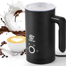 SUPERLEX 4 in 1 Electric Milk Frother Machine Automatic Warmer Jug Coffee Foamer