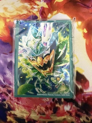 Pokemon Karten Hüllen Card Sleeves Türkisgrüne Maske Ogerpon TCG Teal Mask 65 St