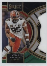 2023 Panini Select Premier Level Black & Green Prizm Die-Cut Myles Garrett 1oa8