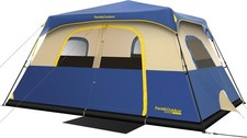 FanttikOutdoor Camping Tent 4-10 Person Instant Cabin Navy