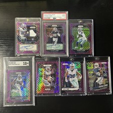 Ceedee Lamb Full Career Prizm Purple Power /49 20-25 Cowboys Rookie Auto 7 Cards