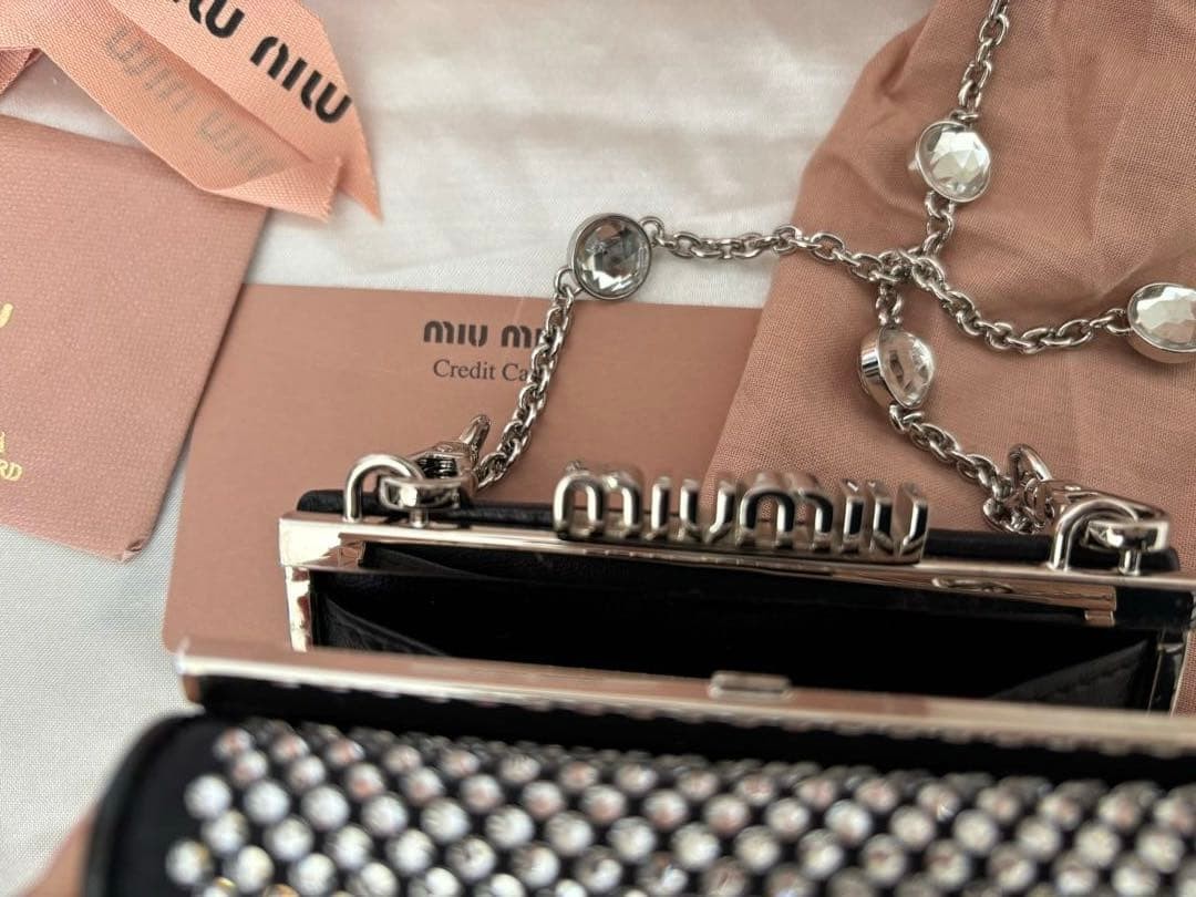Miu Miu ♡ Super rare chain wallet ♡ Bijou image 9