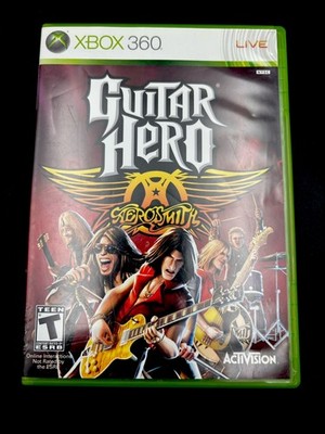 Guitar Hero Aerosmith Xbox 360 Complete Game Disc & Case Tested