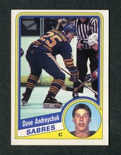 Dave Andreychuk Sabres NHL Hockey Rookie Card 1984-85 O-Pee-Chee #17 RC O-P-C