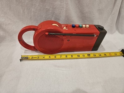SONY MY FIRST SONY Cassette Player Red CFM 2000 AM/FM Parts Or