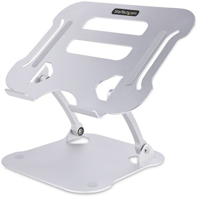 StarTech Adjustable Height Laptop Stand for Desk Aluminum ADJLAPTOPRISER