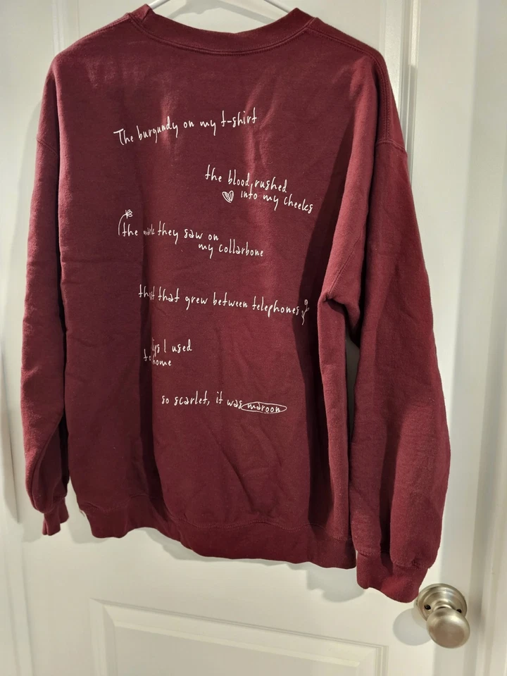 Sudadera Midnights Granate Taylor Swift XL The Lost Bros Disney Foto 2 de 2