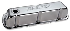 Moroso 68201 Chrome Be Valve Covers Tall Wbaffle For Sbf
