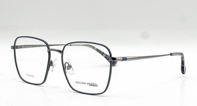 NEW WILLIAM MORRIS LONDON LN50254 C3 BLUE MEDIUM MATT AUTHENTIC EYEGLASSES 54-17