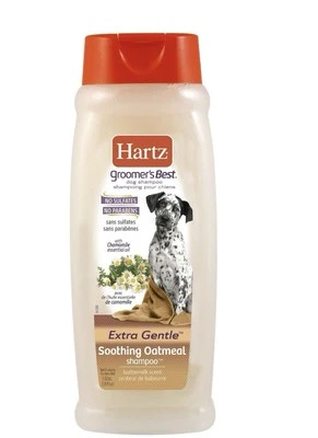 Hartz Groomer's Best Extra Gentle Soothing Oatmeal Shampoo for Dogs with Chamomi