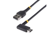 StarTech.com 3ft 1m USB A to C Charging Cable Right Angle R2ACR-1M-USB-CABLE