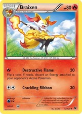 Braixen 12/124 Uncommon XY - Fates Collide Pokemon NM/LP
