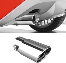 Universal Chrome Exhaust Tip Adjustable 1.52.1 Inlet 2.24 Outlet 5.76