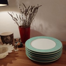 Limoges Union Limousine. Assiettes de présentation en porcelaine modèle Club