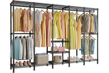 H5 Extra Large Wire Garment Rack, Heavy Duty Clothes Rack, Freestanding Cloth...