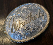 Montana Siversmiths - Weatherby Rifles - Belt Buckle