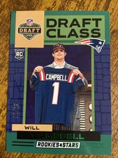 2025 Panini Rookies & Stars Will Campbell Draft Class Green /25 #3