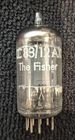 (1) Vintage Fisher/Telefunken 12AX7 Tube w/ Ribbed Plates & EC code, TV-7 Tested