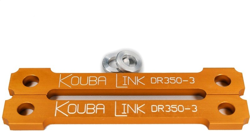 Koubalink biellette d'abaissement or 50.8mm usinée CNC pour Suzuki