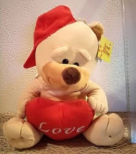 TEDDY LOVE TEDDY TEDDY TEDDY 30x25cm NEW GIFT IDEA HEART THEOREM FREE