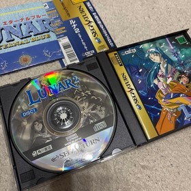 Saturn Luna 2 Eternal Blue obi Japan	ea