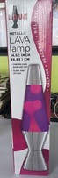 Lava Lamp 2072 Yellow Wax Pink Liquid Purple   Base & Cap Original 14.5 See Pic