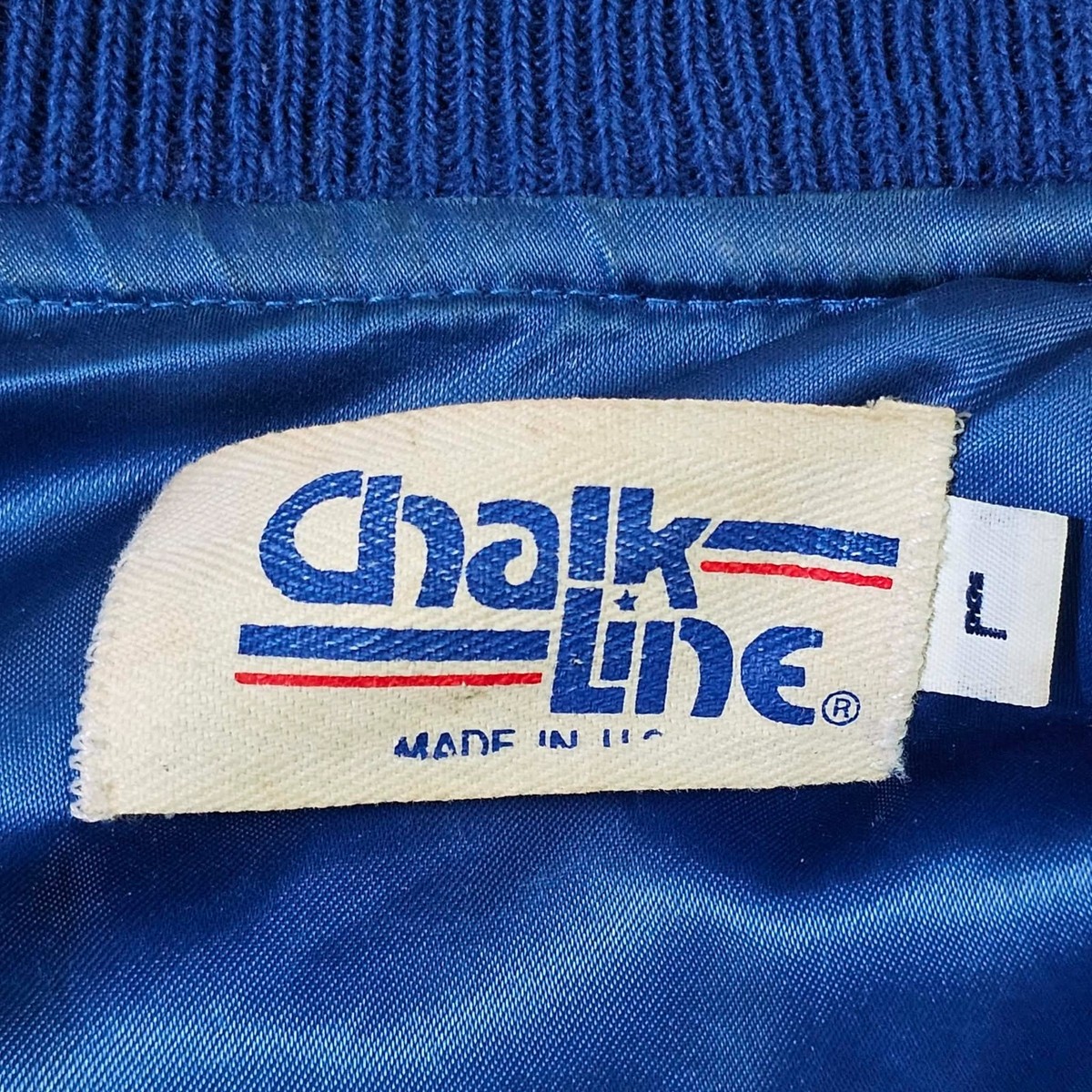 Seattle Seahawks Vintage 80s Chalk Line Varsity Jacket - NFL