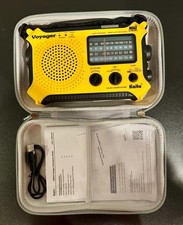 Kaito Voyager KA500 Emergency Solar Crank Radio AM/FM/SW NOAA Weather Alert