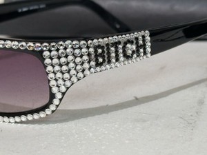 Vintage Elton John “BITCH” sunglasses new never worn. Orig. Caesars Palace bag.