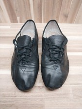 BLOCH Jazz Dance Ballet Black Leather Shoes Women's 8 Lace Up