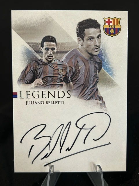 Futera FC Barcelona Unique 2024/25 Juliano Belletti Legends On Card Auto /5