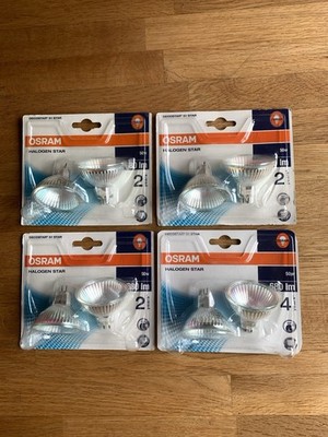 8x OSRAM Halogen Star Decostar 51 STAR 44870 ST WFL 50w GU5.3 Dimmbar NEU OVP