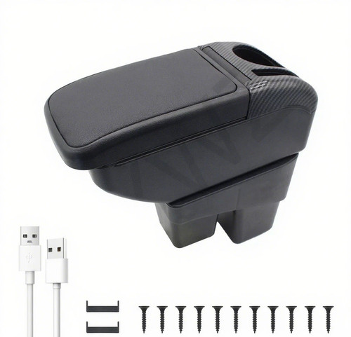 Armrest Box for HONDA Fit Jazz 2014-2019 With 4 USB Ports & 2 Type-C Interfaces