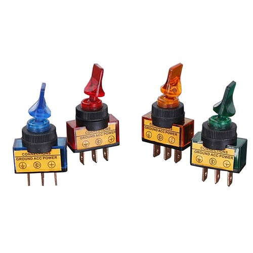 New Quality Rocker Switch Toggle Rocker Switch Switches 4PCS ATV Boats - Picture 6 of 9