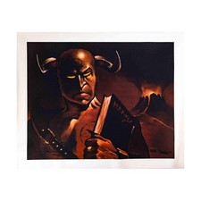 Douglas Sh Spielzeug,Filme & Demonic Tutor (Extragroß Leinen Aufdruck,Limite NM